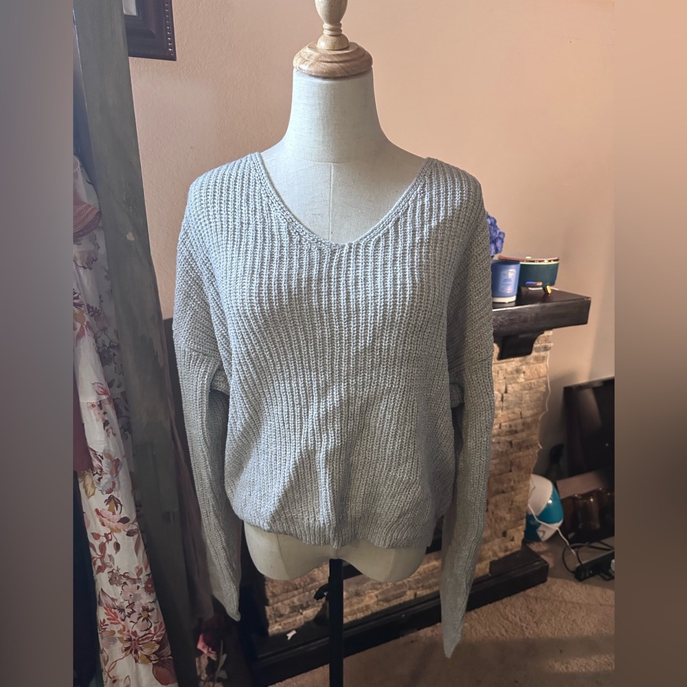 New tie sweater.